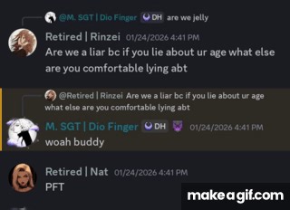 Woah buddy - Dio Finger on Make a GIF