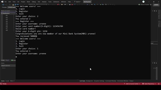 Isipin mo 7 hours🤯 para sa mini bank system (not fully functional) | Yronne J. Debalocos