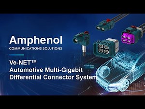 Ve-NET™ Automotive Multi-Gigabit Differential Connector System | Amphenol