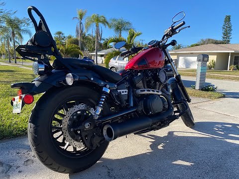 Cobra Slip-On Installation on Yamaha Bolt