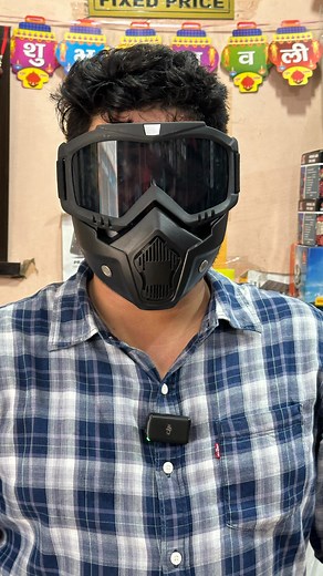 16K views · 6.1K reactions | Bike चलाते हुए ये मास्क आपकी आँखों और मुँह की रक्षा करेगा  | Business Guide Mukesh | Facebook