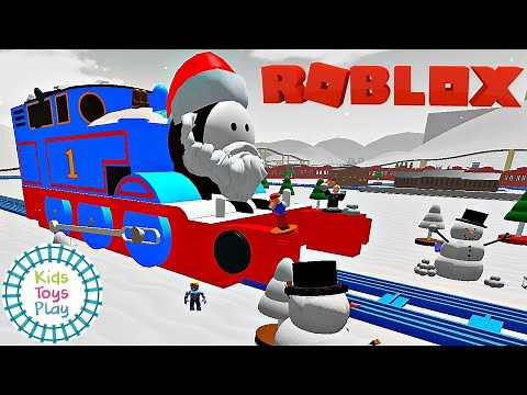 Let's Play ROBLOX Tomy Testing Ground Christmas Track | Thomas and Friends Gameplay
