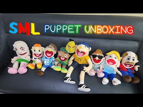 UNBOXING ALL OF MY NEW SML PUPPETS