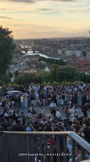 爱在日落黄昏时 佛罗伦萨米开朗基罗广场，感受自由且浪漫#意大利🇮🇹佛罗伦萨#意游未尽
