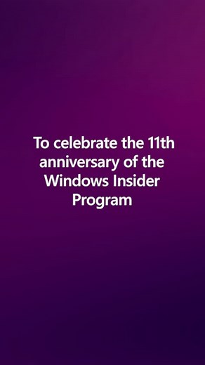 When we were 11. we dreamed of what tech could be. 11 years later, Windows Insider is making that dream real—with YOU! 💙 #WIPTurns11 #WindowsInsiders #WindowsCommunity | Windows Insider Program