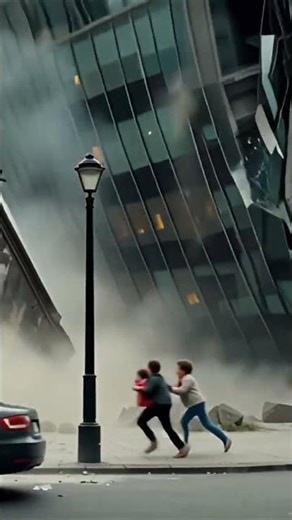 Sudden Office Tower Collapse 😳 | Skyscraper Falls in Seconds | Cinematic Disaster 4K