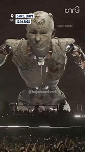 A concert titled "Quantum Genesys" by electronic artist Anyma, held outside the Pyramids of Giza, has sparked outrage after strange figures and ritualistic symbols were projected in front of the ancient monuments. Footage from the event shows the crowd appearing almost hypnotized by the displays. | TMJ News Network