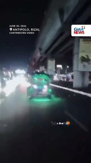 Delikadong stunt ng isang jeep sa Rizal, nahuli-cam | GMA News