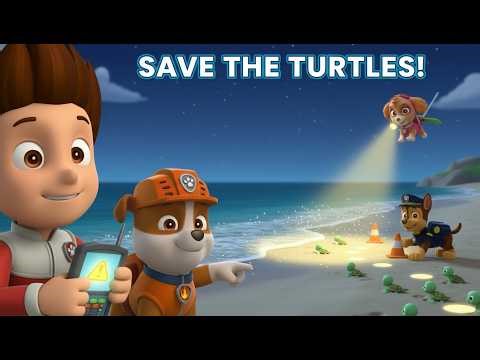 Paw Patrol: Save the Baby Sea Turtles!