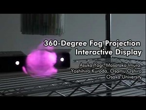 360-Degree Fog Projection Interactive Display