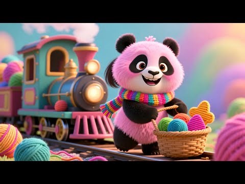 Shape Train with Panda 🐼🚂 | Learn Shapes for Kids | Fun Educational Video