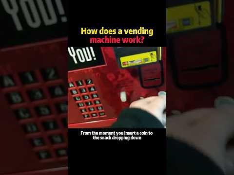 How does a vending machine work?#knowledge #science