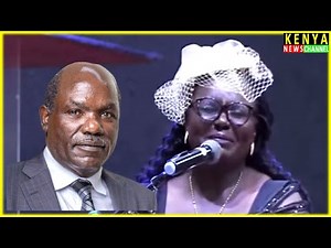 Wafula Chebukati DAUGHTER emotional TRIBUTE during Funeral Memorial Service