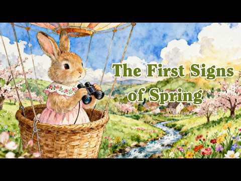 The First Signs of Spring 🌸 Cozy Storybook Music in a Peaceful Village