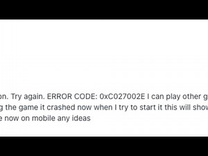 How To Resolve GeForce NOW Error Code 0xC027002E?