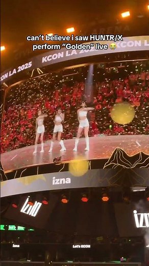 HUNTR/X performed “Golden” LIVE at KCON 2025! #kpopdemonhunters