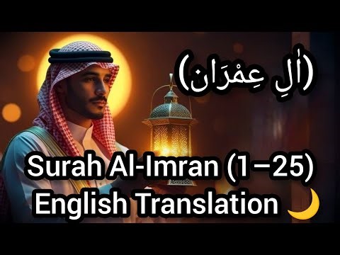 Surah Al Imran (1-25) English Translation | Ayat 1-25 Full Chapter | AI Urdu Naat