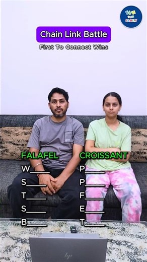 First to Connect The Word Chain Wins! 🤪😂 #shorts #wordgame #chainlink #wordchallenge #ytshorts