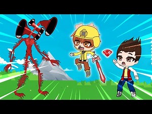 PAW Patrol The Movie ⛑️ Team Paw Patrol VS BOSS Siren Head Escape 👹 Paw Patrol Animation 🐶