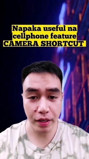 Paano i activate ang camera shortcut | JV Caligtan