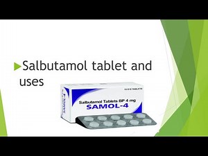 Salbutamol tablet and uses