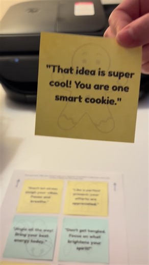 Print 6 super cute holiday inspired motivational sticky notes! All free and just for you. Grab it now and print at home. Comment Sticky for the link! #Motivationalquotes #stickynotes #christmas #holidaytime #occupationaltherapy #missjaimeot | Miss Jaime, O.T.