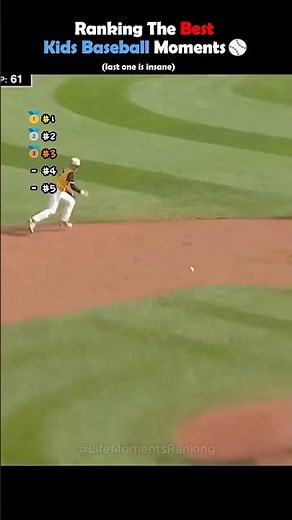 Ranking The Best Kids Baseball Moments⚾#ranking #best #kids #baseball #moments