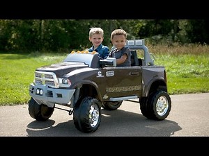 Kid Trax Ram 3500 Dually (Longhorn) | Battery-Operated Trucks for Kids