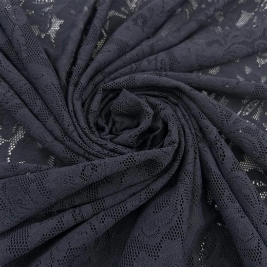 Lace Trim | Black Stretch Floral Lace Sheer Soft | Polyester Elastane | Dressmaking Fabric for Lingerie Dresses | Italian Deadstock - Etsy