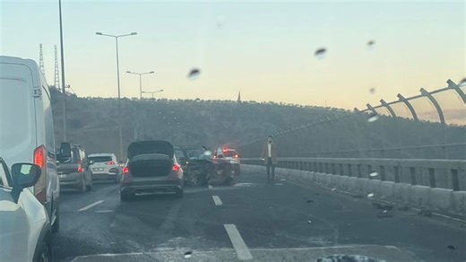 Mamak–Çankaya Viyadüğü’nde Kaza!