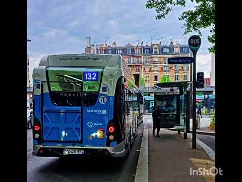 La ligne de bus ratp 132 vitry sur seine moulin vert bibliothèque François mitterand