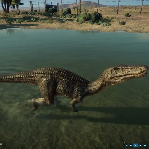 Beautiful Baryonyx in Action! 🦖💦 | Jurassic World Evolution 2 Cinematic Dino Moment