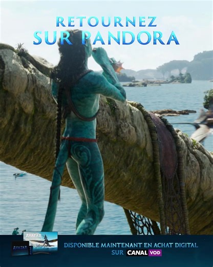 Retournez sur Pandora quand vous le souhaitez. Avatar : La voie de l'eau, disponible dès maintenant en achat digital. | 20th Century Studios