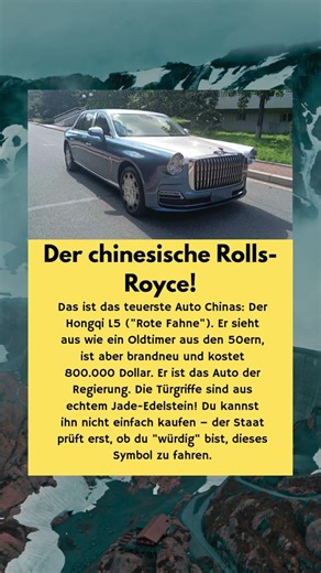 Hongqi L5: Luxus für die Partei? 🇨🇳💎
