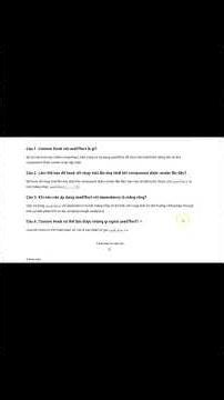 Câu hỏi phỏng vấn về cách sử dụng custom Hooks useEffect trong React