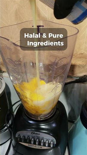 Creamy mango shake - no ice cream needed #viral #mango #shorts