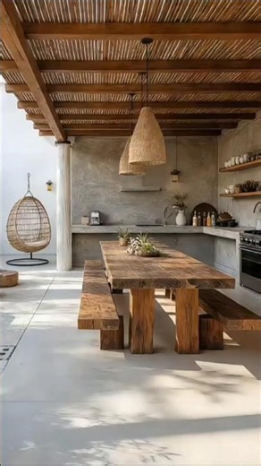 Inspirasi Dapur Terbuka Belakang Rumah | Halaman Rumah Aesthetic #aesthetic #taman #home