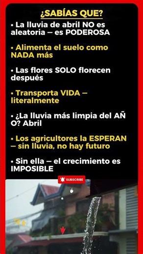 Secretos de la Lluvia de Abril que NUNCA Sabías 🌧️🔥