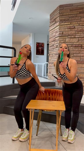 She revealed the most amazing magic trick! DoubleTime Twins #comedy #magic #illusion | Murray SawChuck