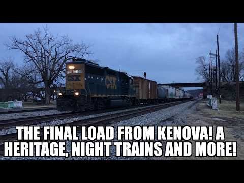 The final load from Kenova! A heritage, night trains and more!