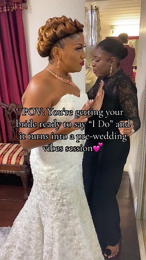 Can you tell we love what we do 😭💕 This throwback is special to us because Tiffany was definitely a fav❤️#weddingday #weddingdress #bridereveal #bride #foryou #fyp #creatorsearchinsights