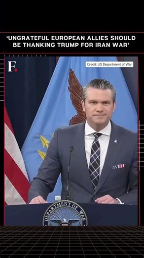 #FirstpostNews: Hegseth Calls Out Europe Allies During Iran War Briefing | N18G