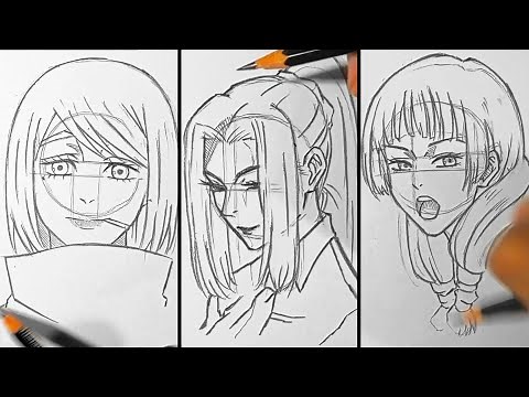 How to Draw JUJUTSU KAISEN GIRLS🥰