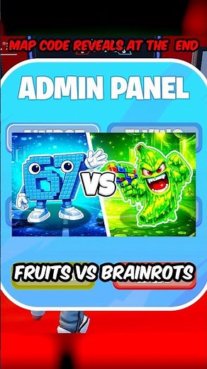 SECRET Admin Panel in Fortnite... (Fruits vs Brainrots)