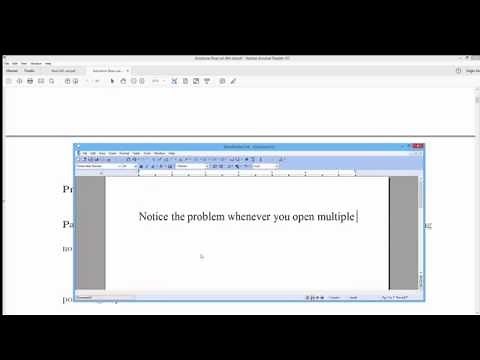 How to View PDF Documents in Multiple Windows. [HD]