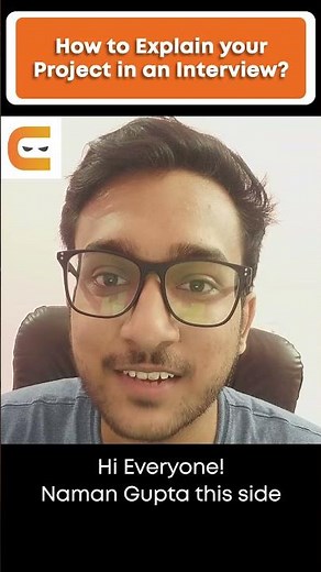 How to Explain Your Project In Interview? #shorts