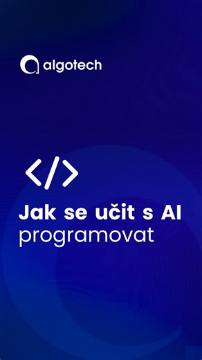 Algotech Česká republika on Instagram: "Jak efektivně používat AI při kódování? 🚀 Vojta Černý vysvětluje rozdíl mezi ChatGPT a specializovanými nástroji jako GitHub Copilot nebo Cursor. V čem dělají junioři chybu? Jak využít AI jako osobního učitele a ne jen jako generátor kódu? Proč je kritické myšlení důležitější než kdy dřív? 👇 Odkaz na celou verzi rozhovoru v biu. #algotech #softwaredevelopment #codinglife #AItools #junioris"