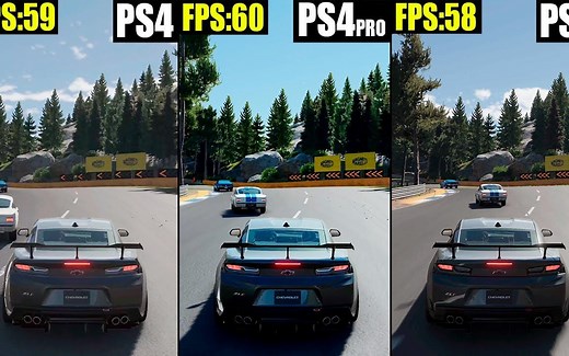 【索尼】《GT赛车7》 PS4 vs. PS4 Pro vs. PS5 性能对比（加载速度，画质，帧率）