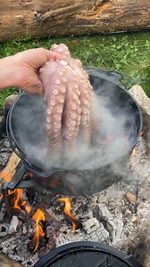 43K views · 279 reactions | Dive into the art of octopus cooking!  Follow for more octopus cooking content  #octopus #outdoorcooking #outdoorchef | Fire Kitchen | Facebook