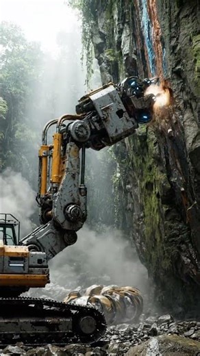 industrial robotic snake machine. The machine